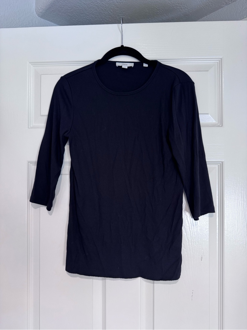 3/4 Sleeve Crewneck Top
